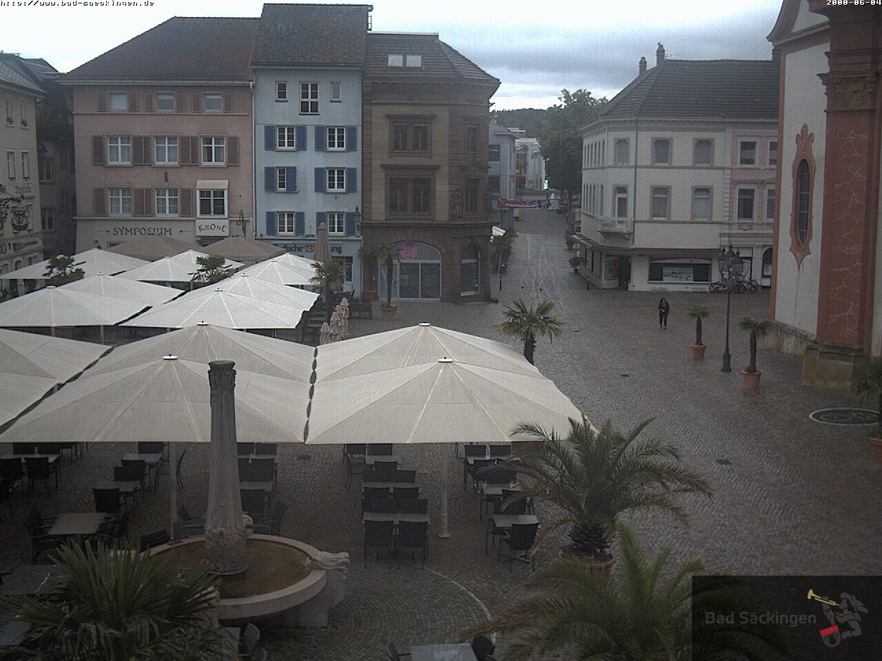 Archiv Foto Webcam Bad Säckingen: Münsterplatz