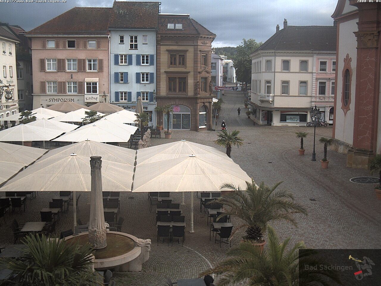 Archiv Foto Webcam Bad Säckingen: Münsterplatz