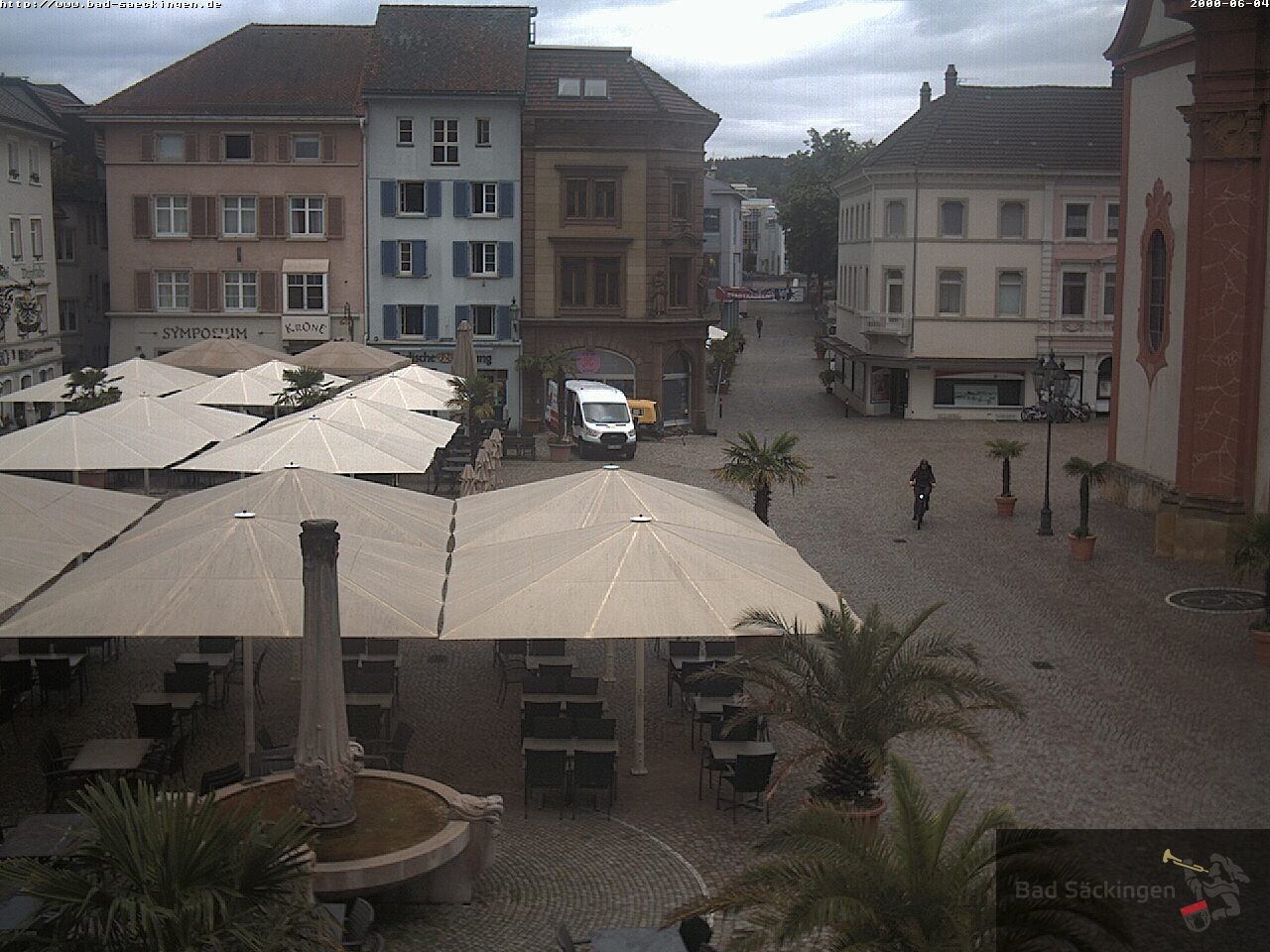 Archiv Foto Webcam Bad Säckingen: Münsterplatz
