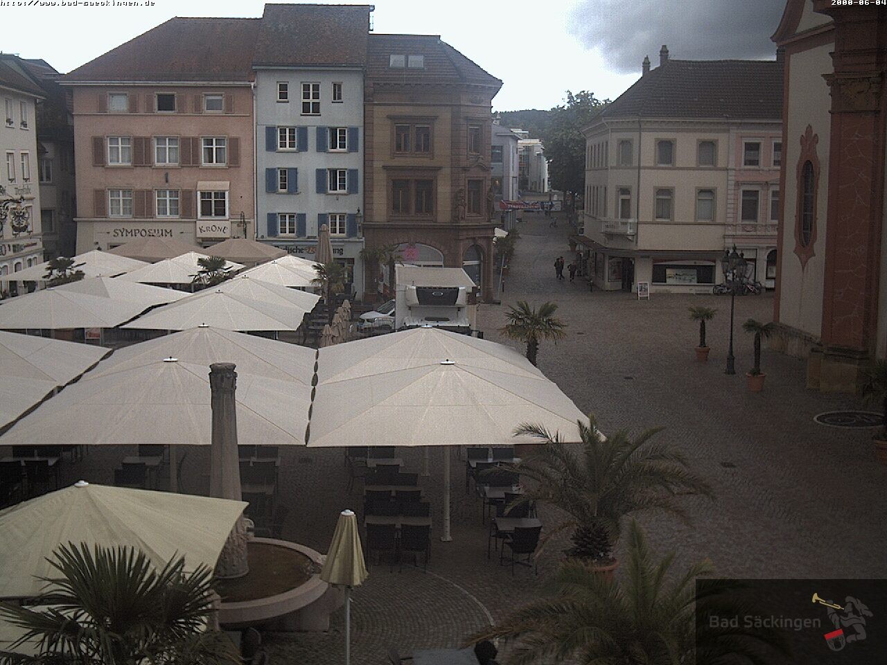 Archiv Foto Webcam Bad Säckingen: Münsterplatz