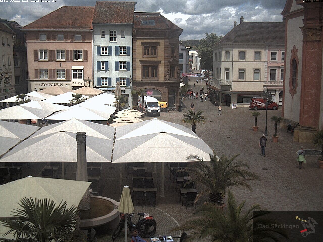 Archiv Foto Webcam Bad Säckingen: Münsterplatz