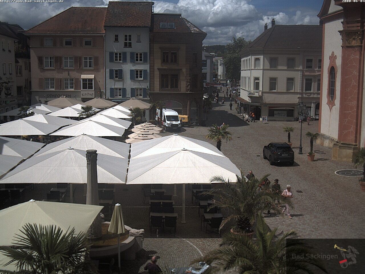 Archiv Foto Webcam Bad Säckingen: Münsterplatz