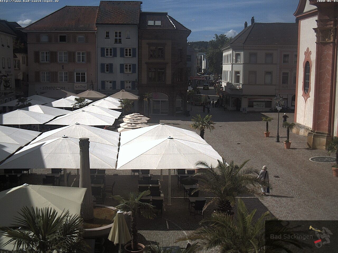 Archiv Foto Webcam Bad Säckingen: Münsterplatz