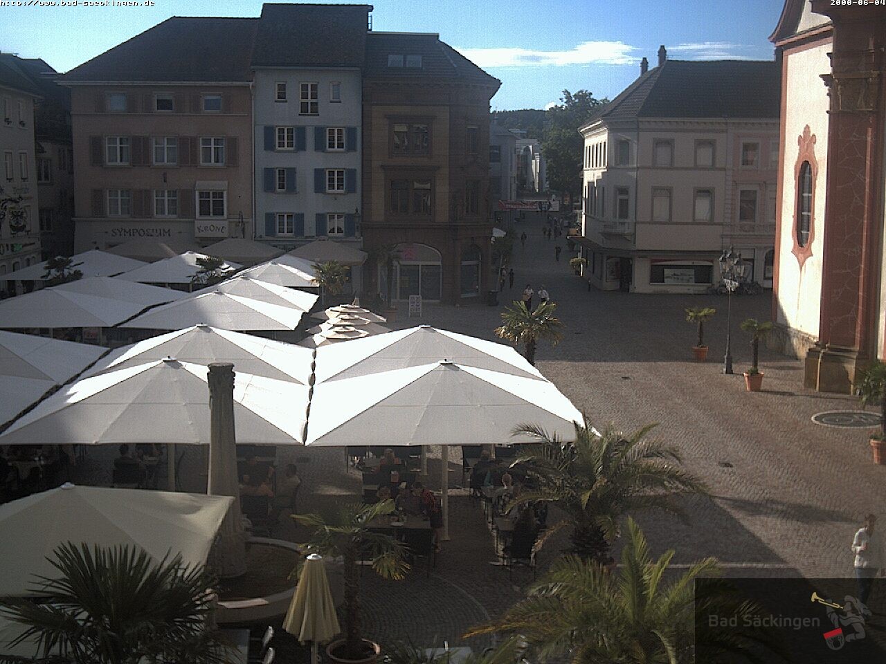 Archiv Foto Webcam Bad Säckingen: Münsterplatz