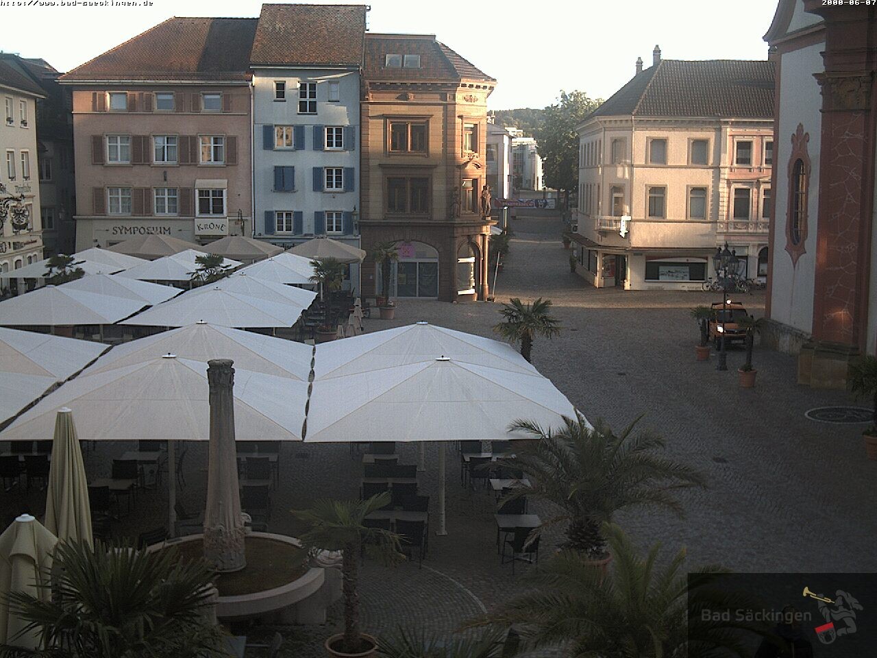Archiv Foto Webcam Bad Säckingen: Münsterplatz