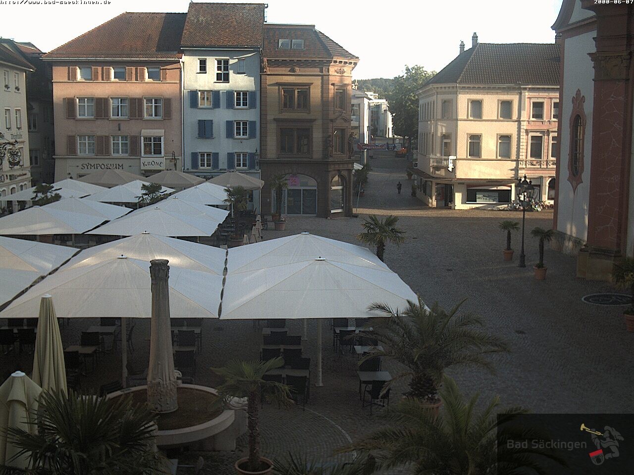 Archiv Foto Webcam Bad Säckingen: Münsterplatz