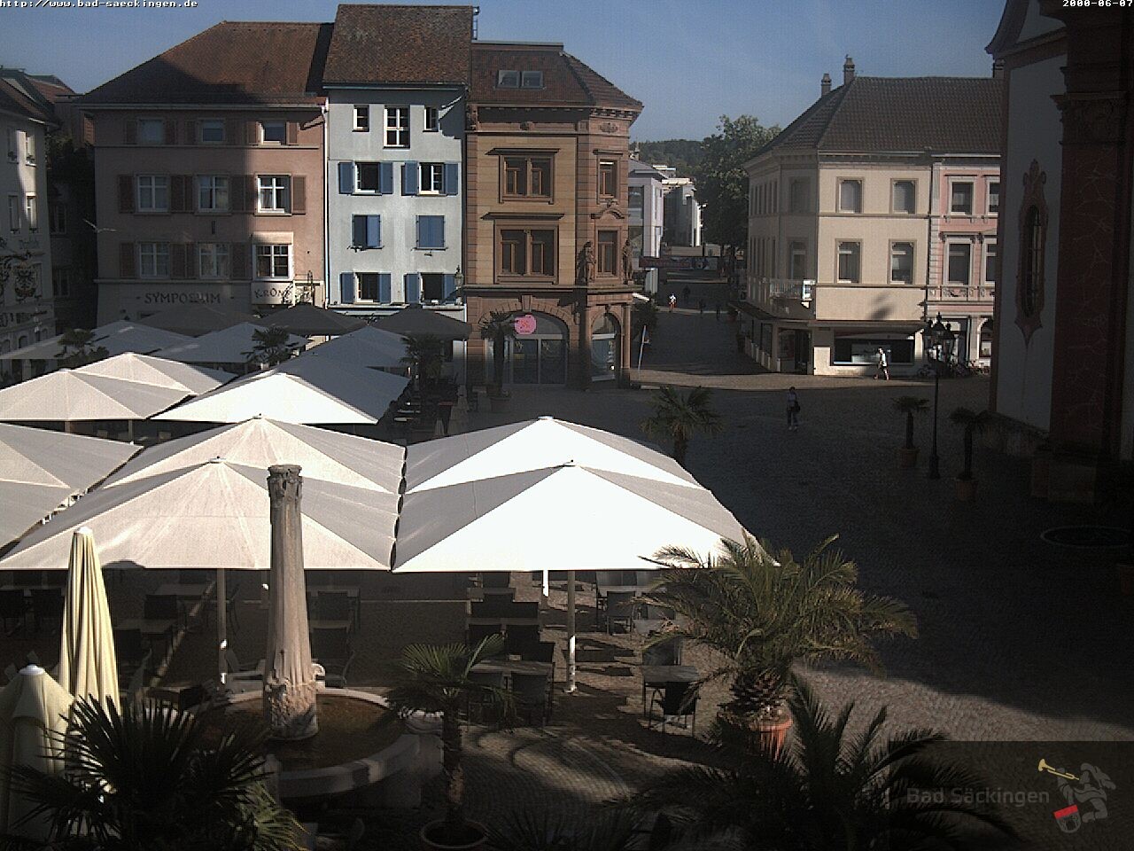 Archiv Foto Webcam Bad Säckingen: Münsterplatz