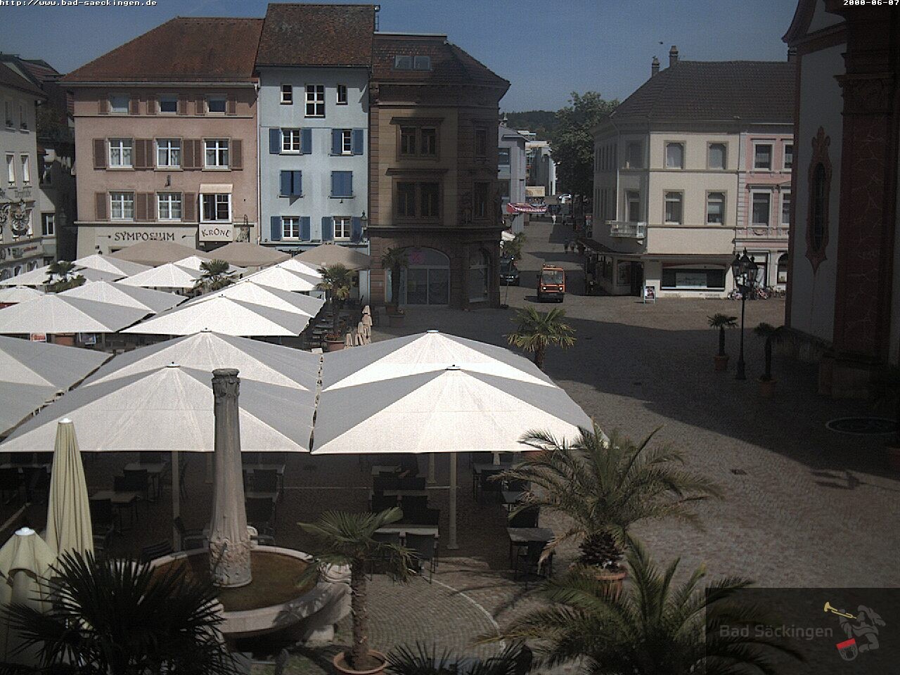 Archiv Foto Webcam Bad Säckingen: Münsterplatz