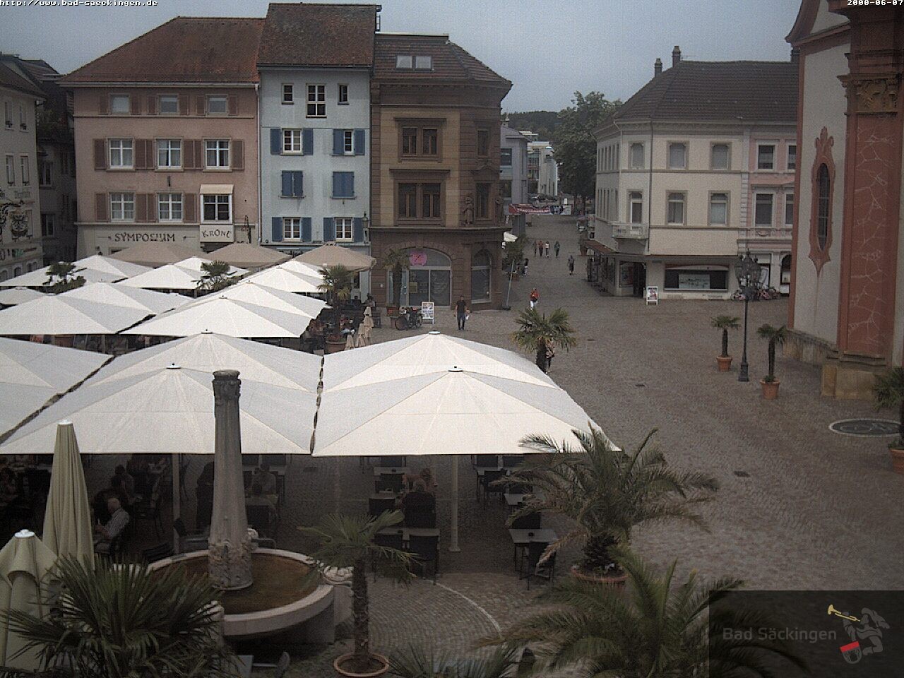 Archiv Foto Webcam Bad Säckingen: Münsterplatz