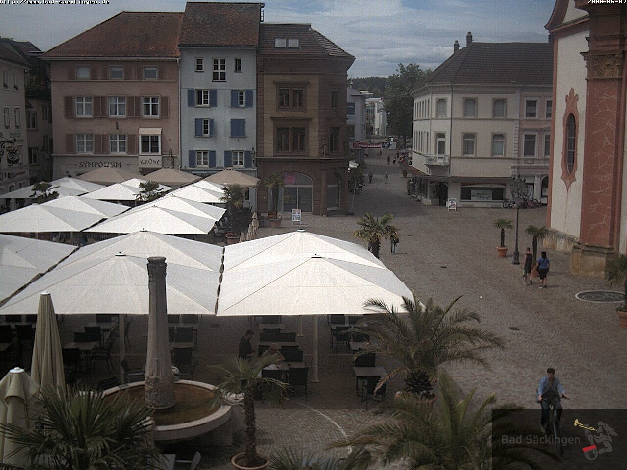 Archiv Foto Webcam Bad Säckingen: Münsterplatz