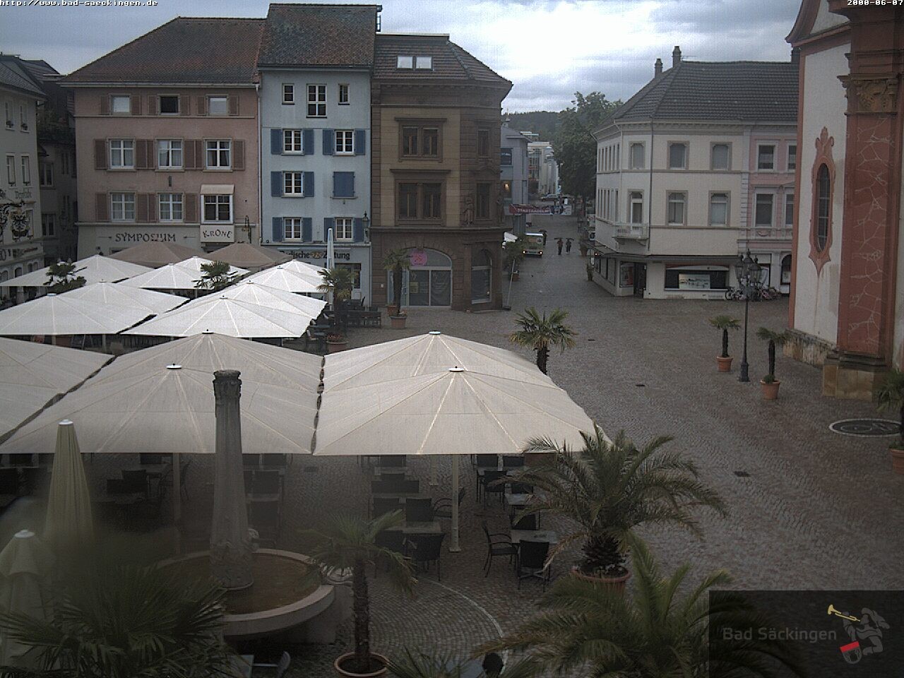 Archiv Foto Webcam Bad Säckingen: Münsterplatz