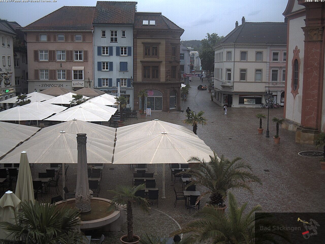 Archiv Foto Webcam Bad Säckingen: Münsterplatz