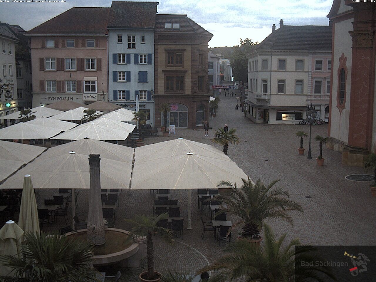 Archiv Foto Webcam Bad Säckingen: Münsterplatz