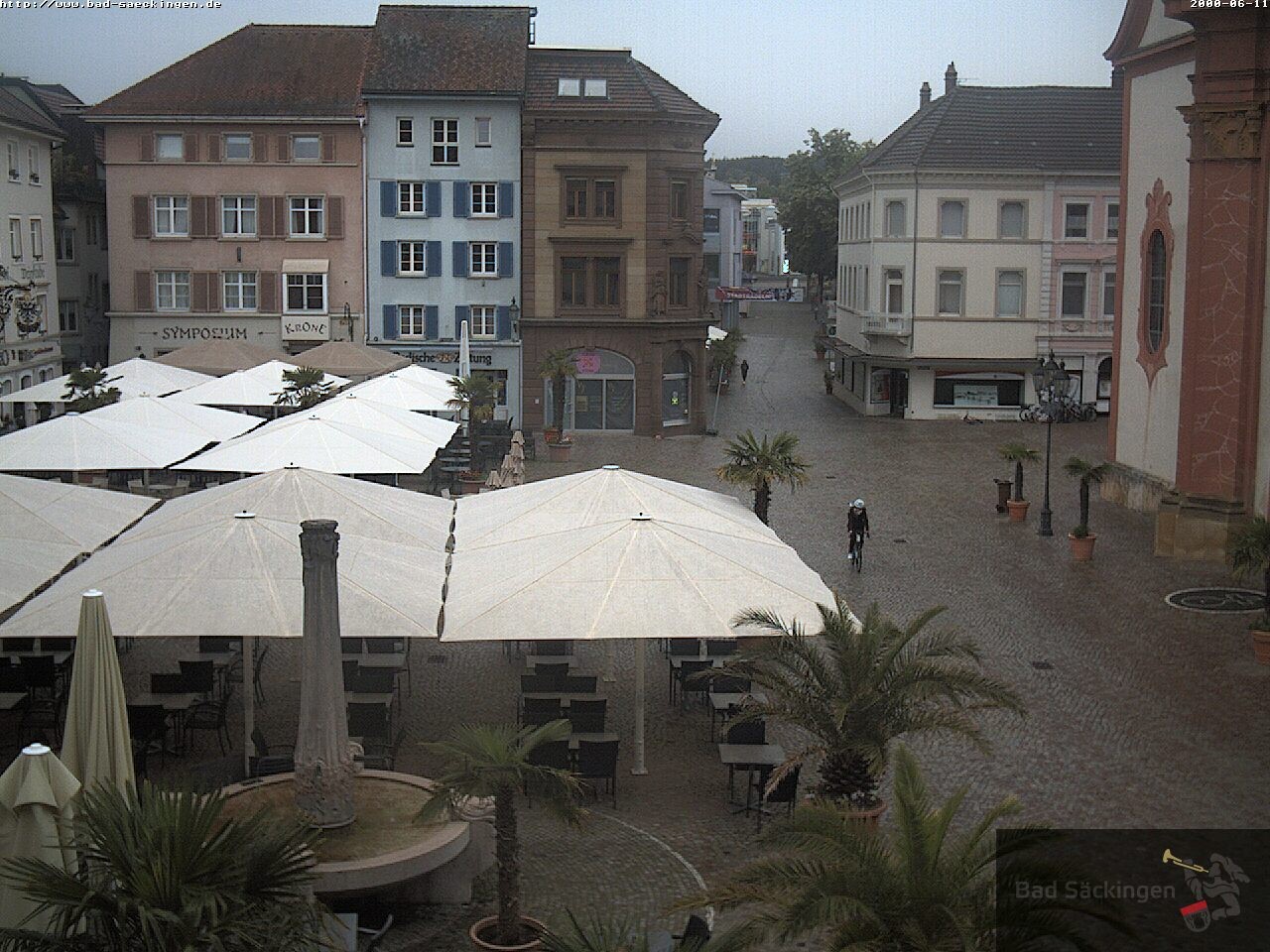 Archived image Webcam Bad Säckingen, Black Forest