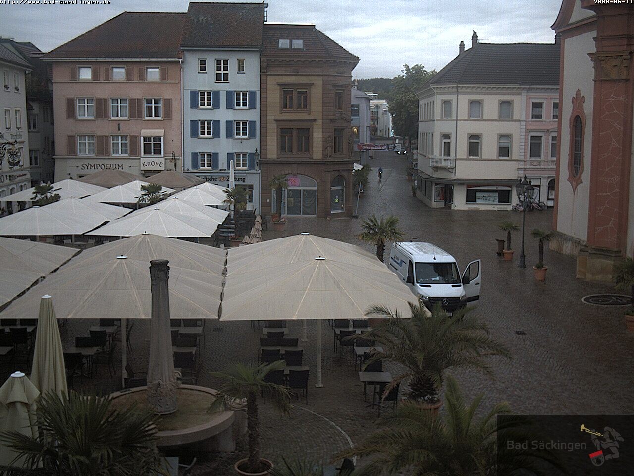Archived image Webcam Bad Säckingen, Black Forest
