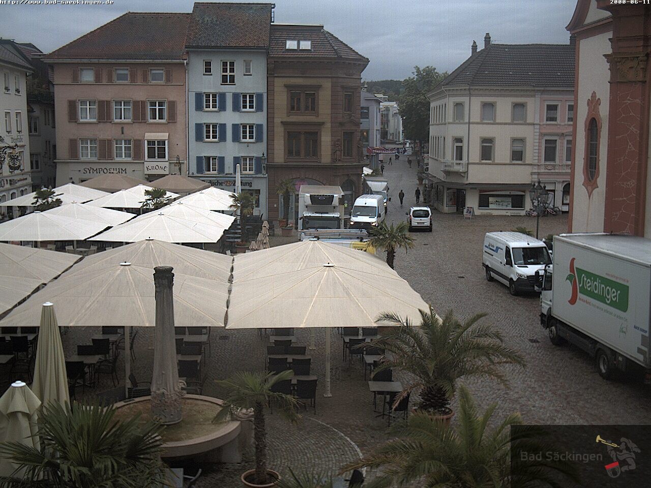 Archived image Webcam Bad Säckingen, Black Forest