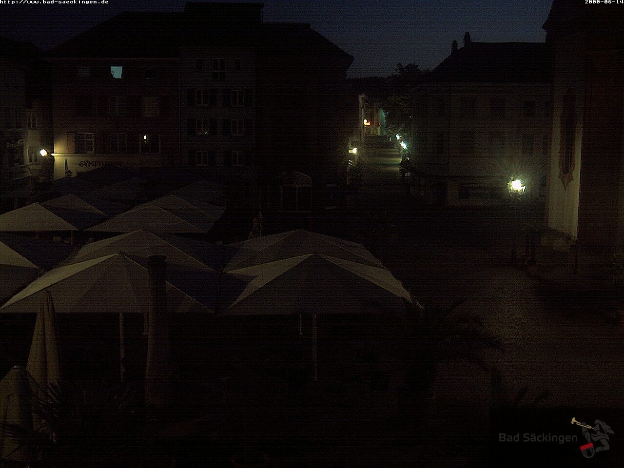 Archiv Foto Webcam Bad Säckingen: Münsterplatz