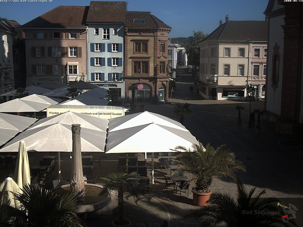 Archiv Foto Webcam Bad Säckingen: Münsterplatz