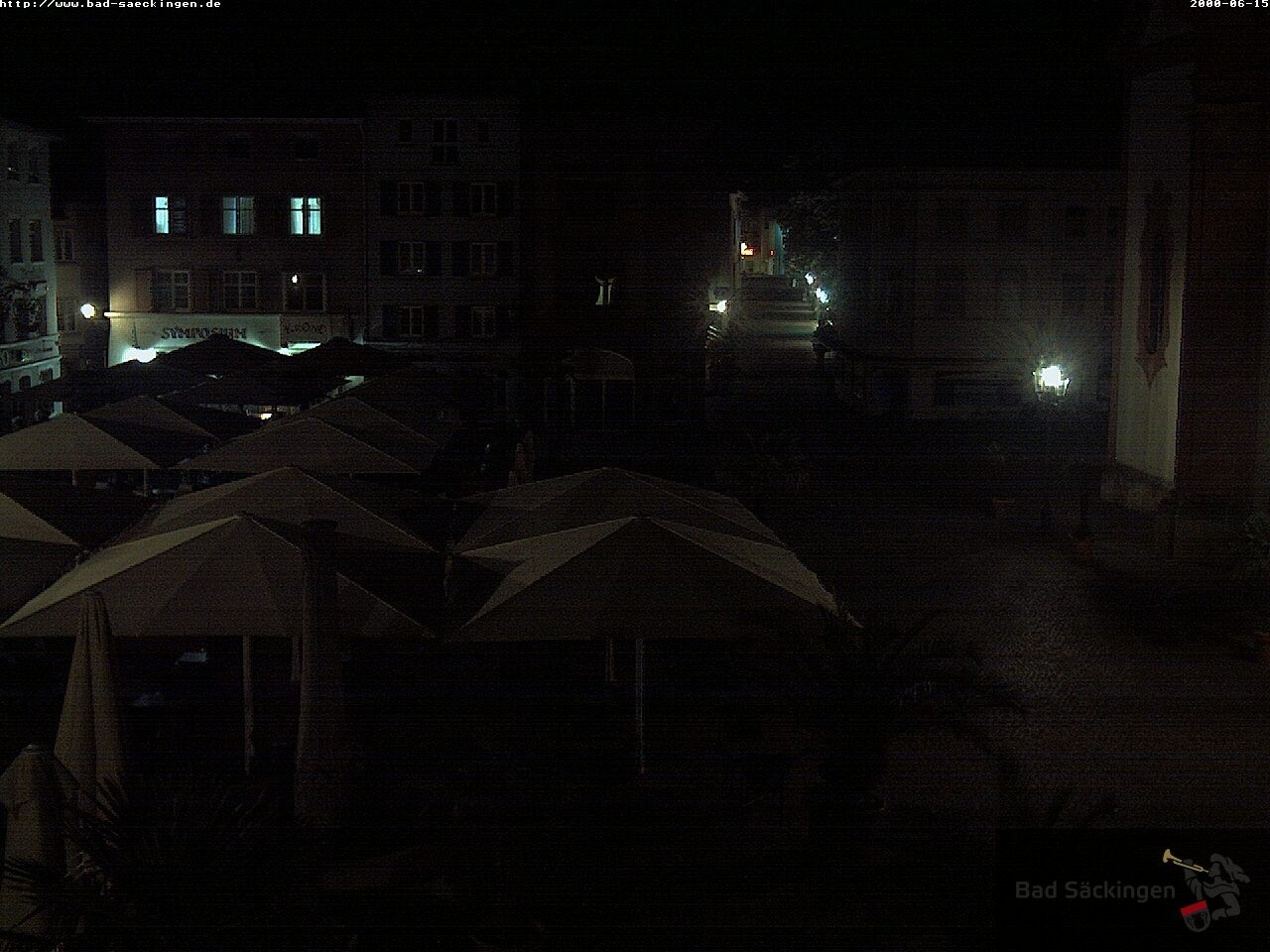 Archiv Foto Webcam Bad Säckingen: Münsterplatz