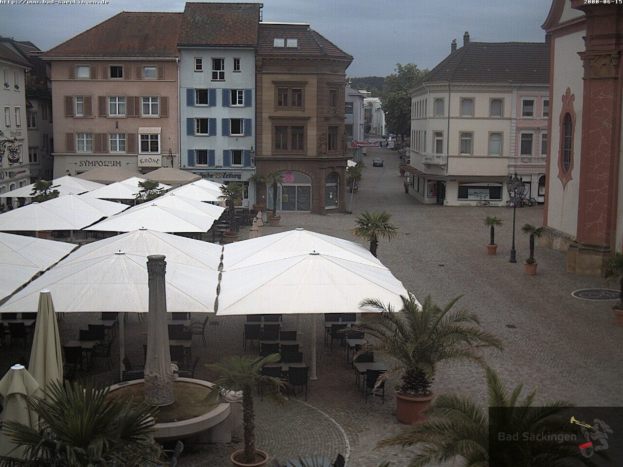 Archiv Foto Webcam Bad Säckingen: Münsterplatz
