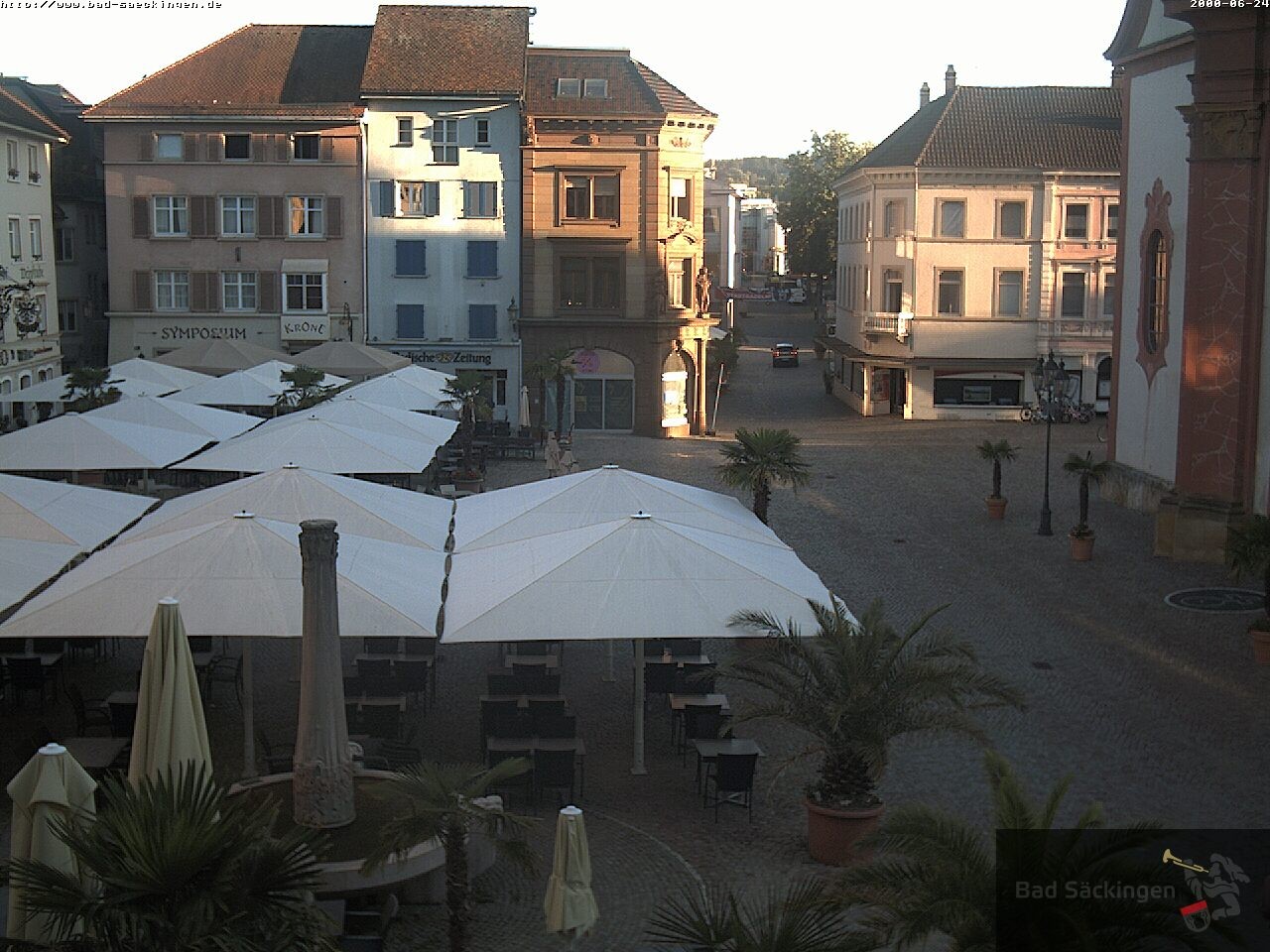 Archived image Webcam Bad Säckingen, Black Forest