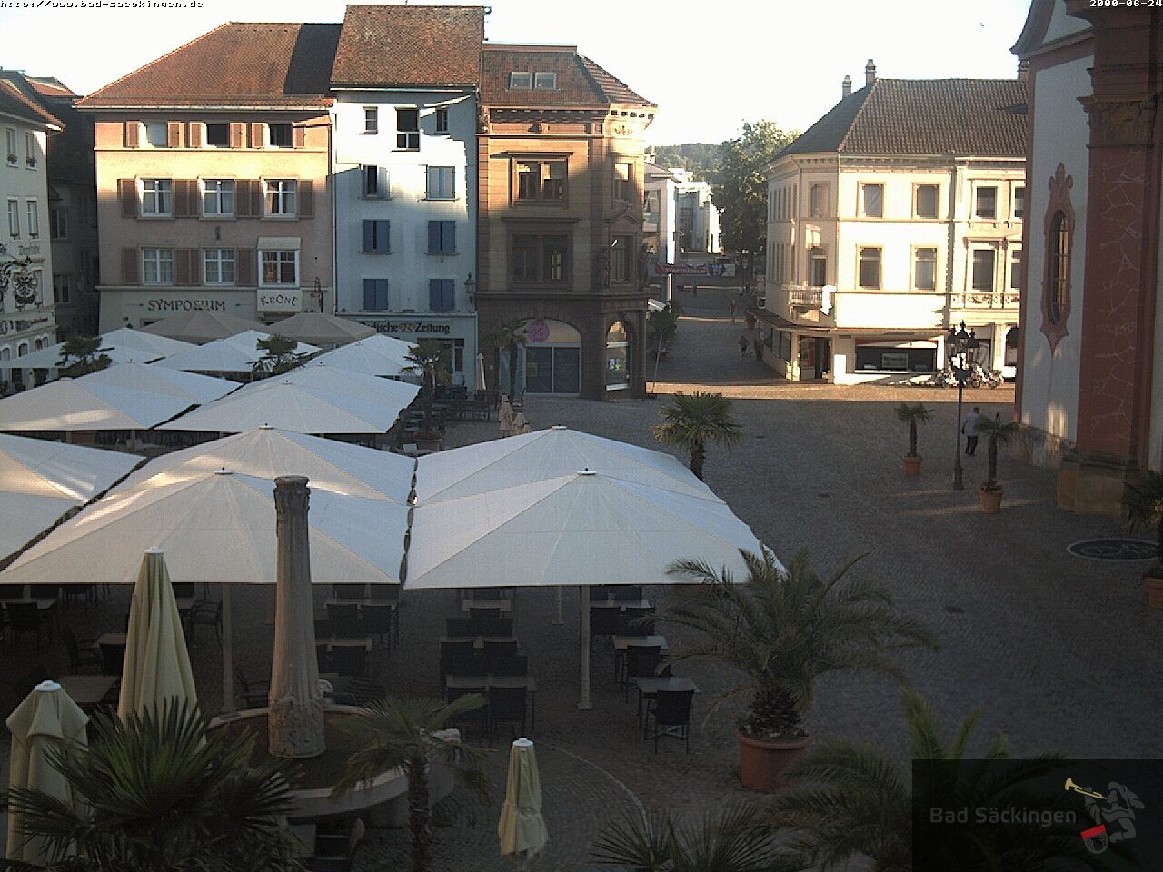 Archived image Webcam Bad Säckingen, Black Forest