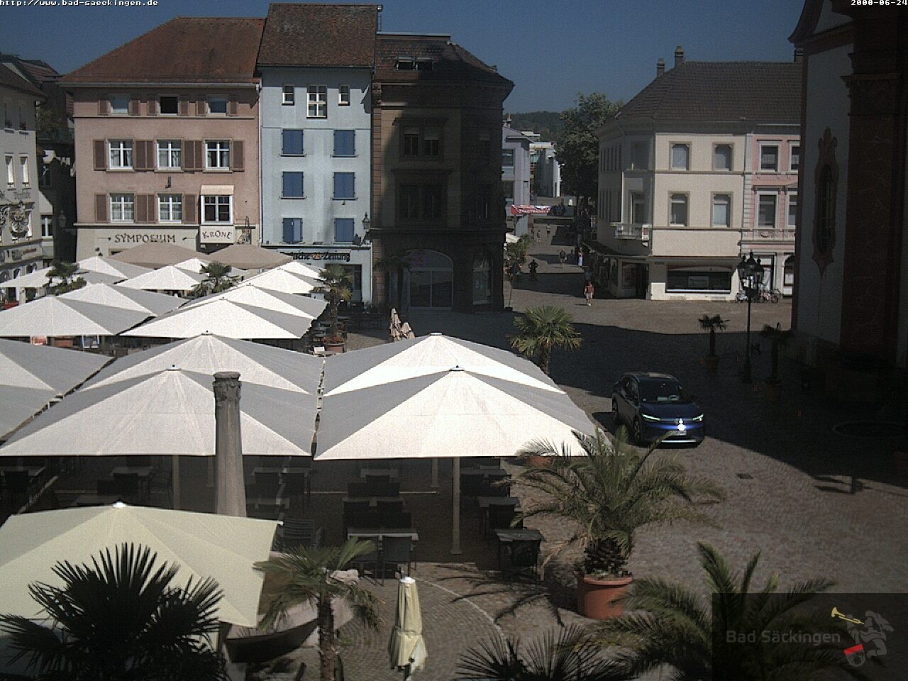 Archived image Webcam Bad Säckingen, Black Forest