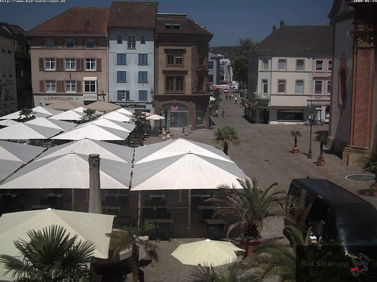 Archived image Webcam Bad Säckingen, Black Forest