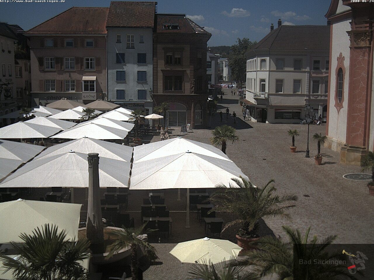 Archived image Webcam Bad Säckingen, Black Forest