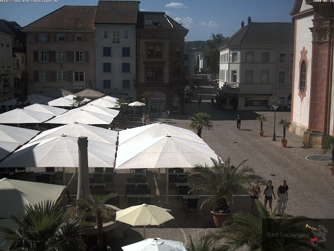 Archived image Webcam Bad Säckingen, Black Forest