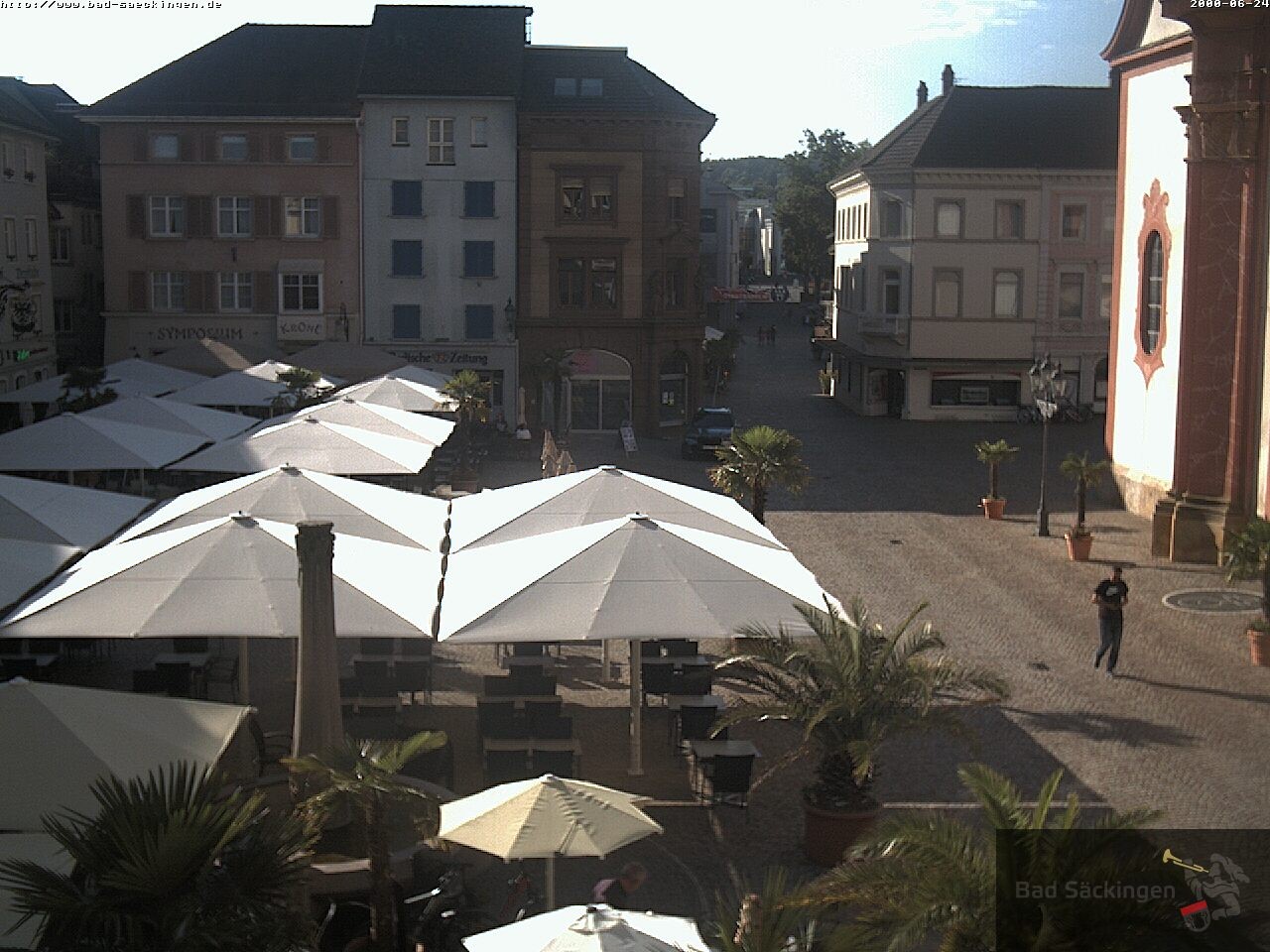 Archived image Webcam Bad Säckingen, Black Forest