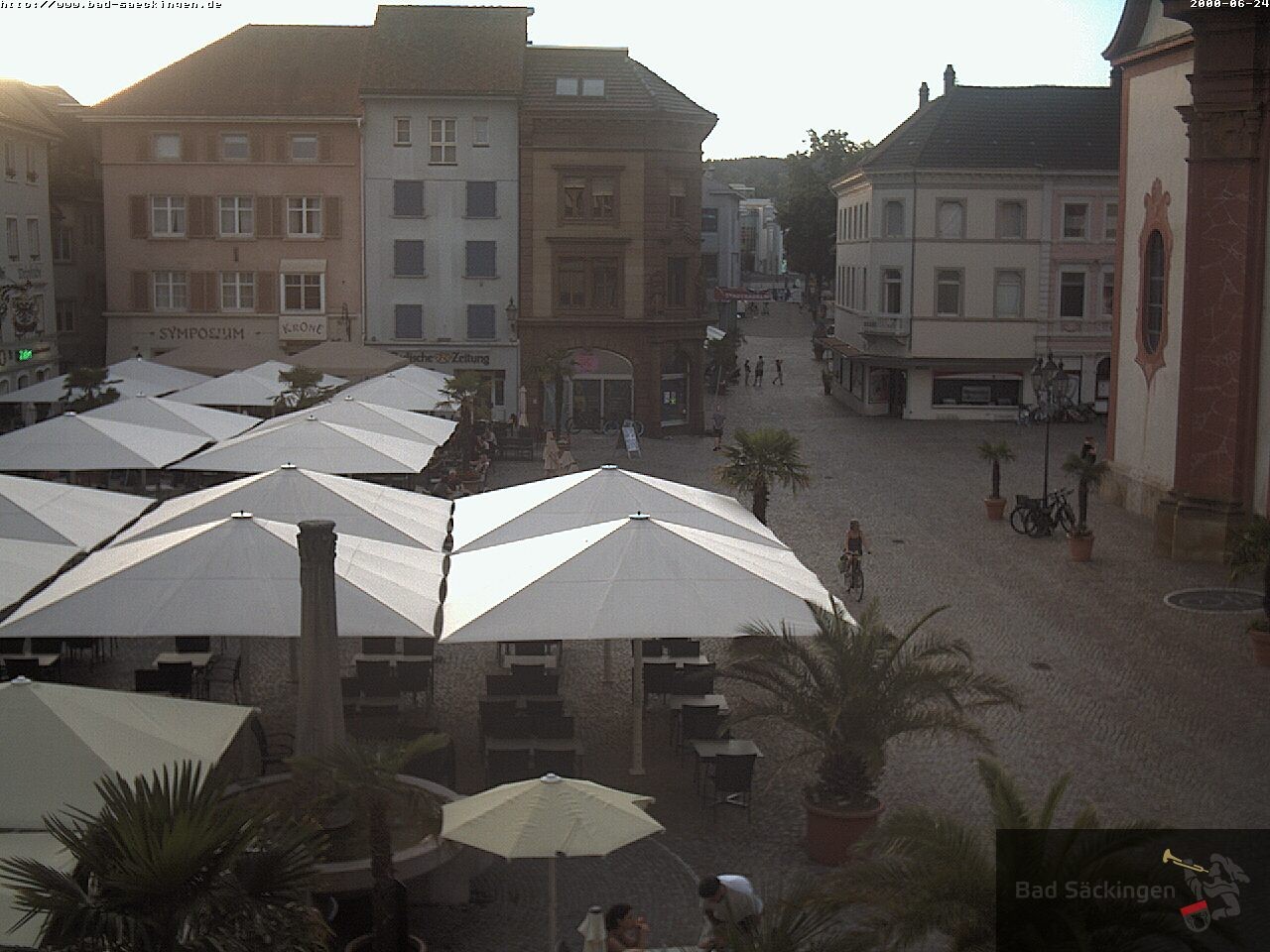 Archived image Webcam Bad Säckingen, Black Forest
