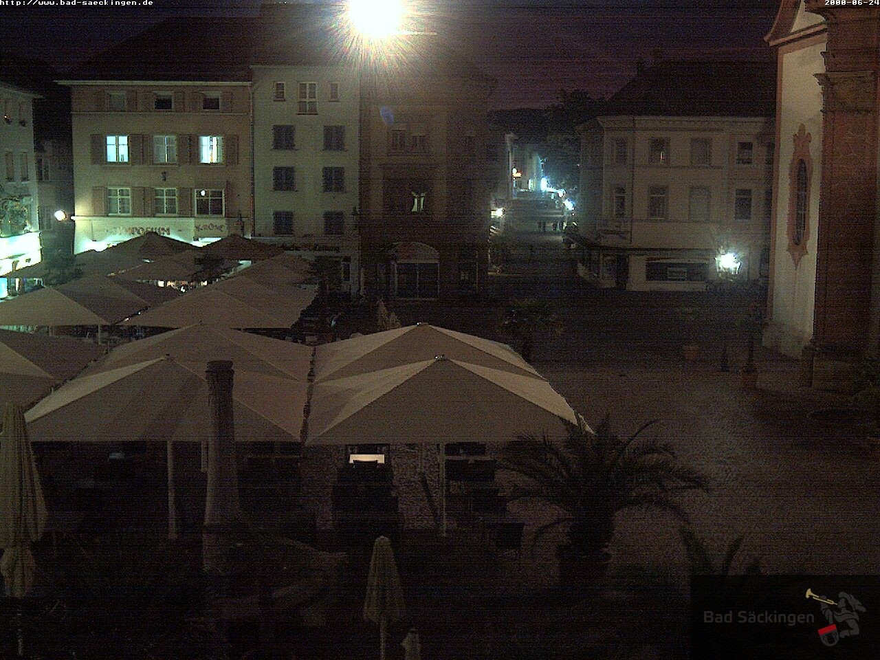 Archiv Foto Webcam Bad Säckingen: Münsterplatz