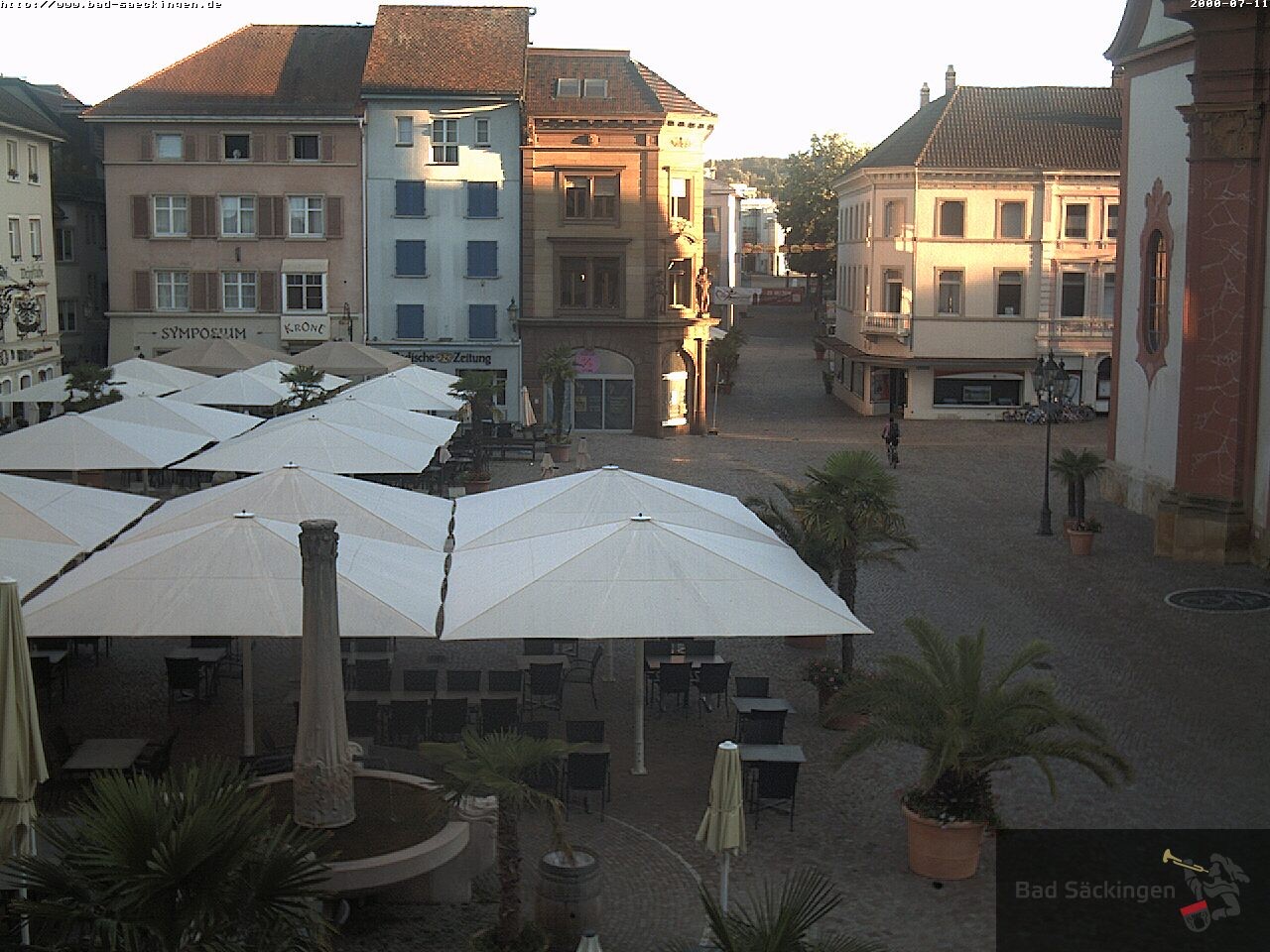 Archived image Webcam Bad Säckingen, Black Forest