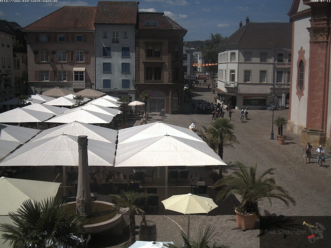 Archived image Webcam Bad Säckingen, Black Forest