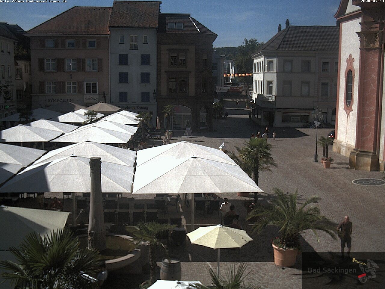 Archived image Webcam Bad Säckingen, Black Forest