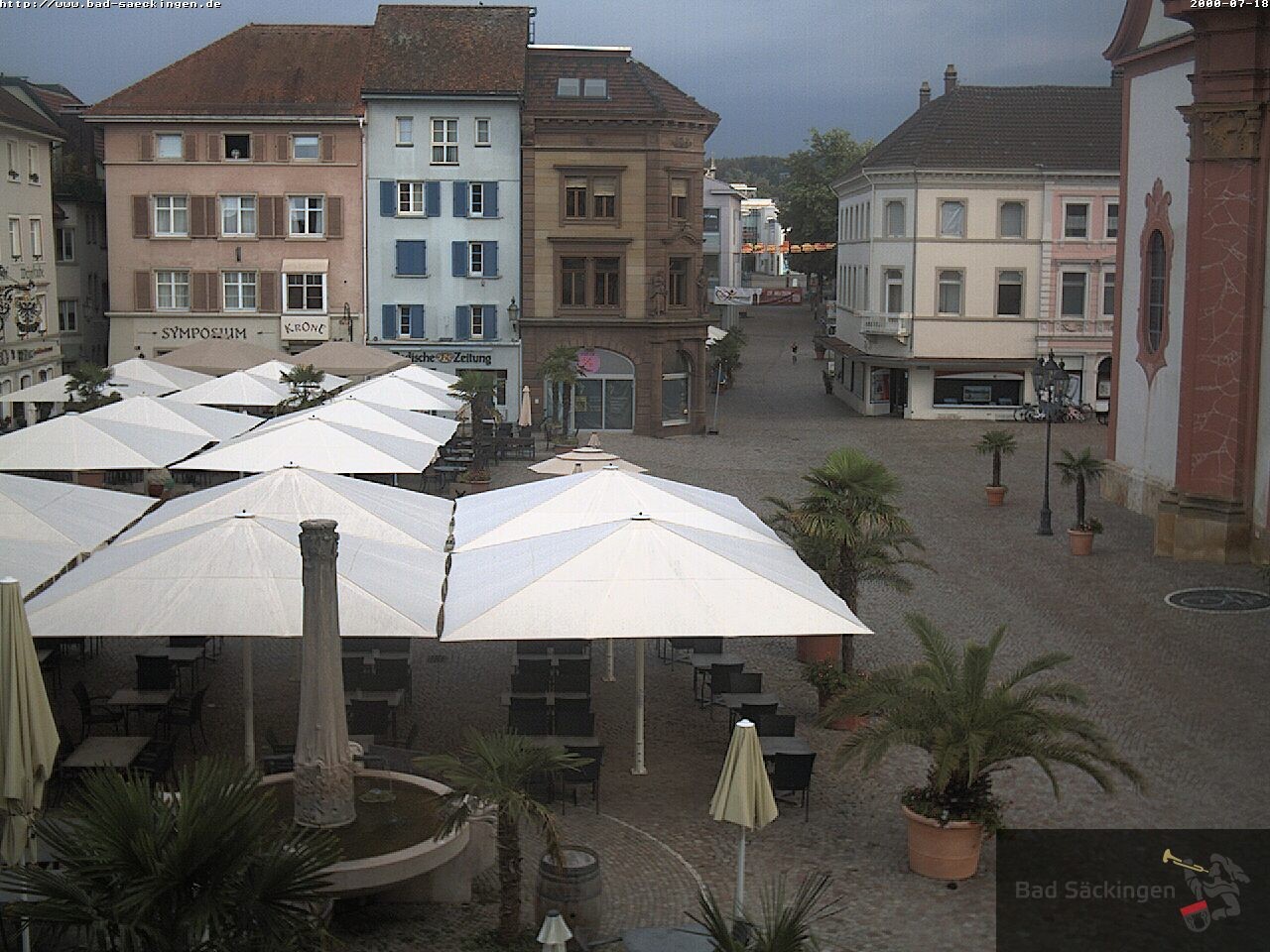 Archiv Foto Webcam Bad Säckingen: Münsterplatz