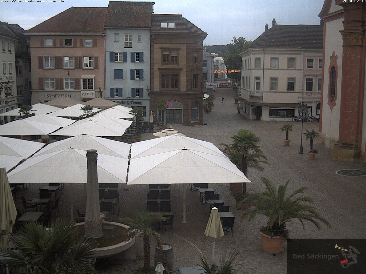 Archiv Foto Webcam Bad Säckingen: Münsterplatz