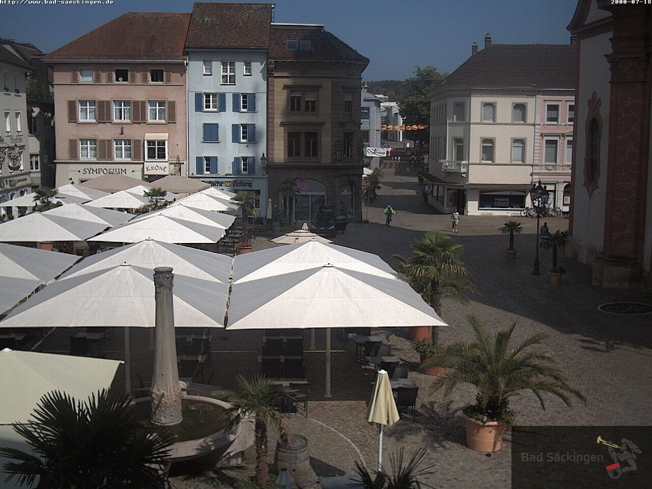 Archiv Foto Webcam Bad Säckingen: Münsterplatz