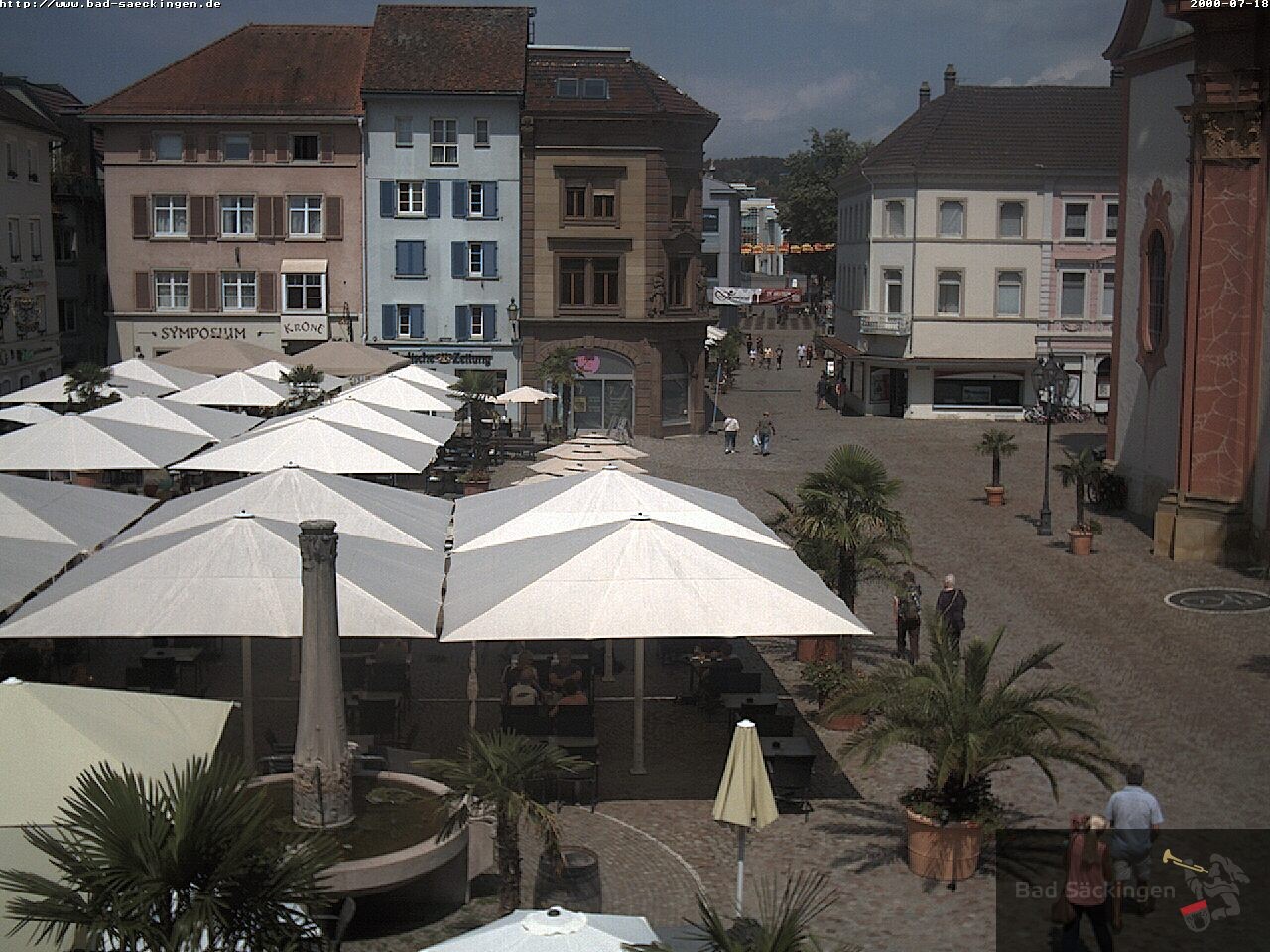 Archiv Foto Webcam Bad Säckingen: Münsterplatz