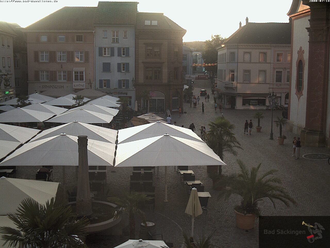 Archiv Foto Webcam Bad Säckingen: Münsterplatz