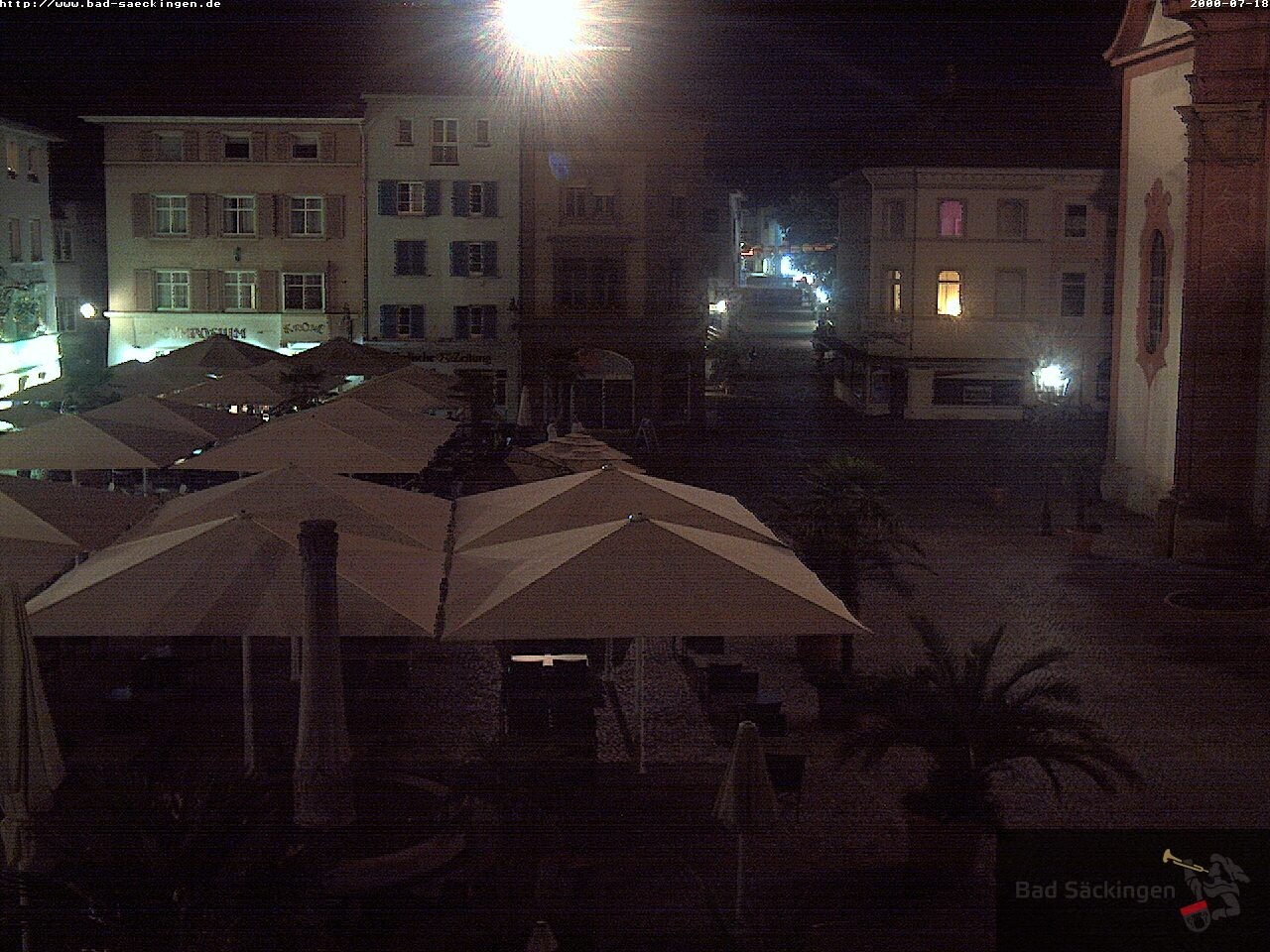 Archiv Foto Webcam Bad Säckingen: Münsterplatz