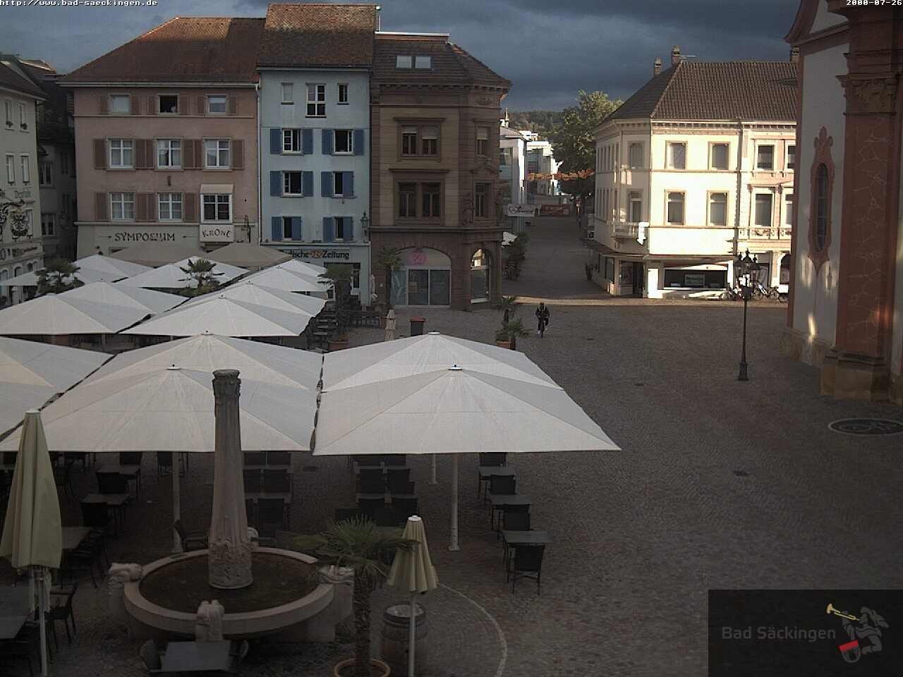 Archiv Foto Webcam Bad Säckingen: Münsterplatz