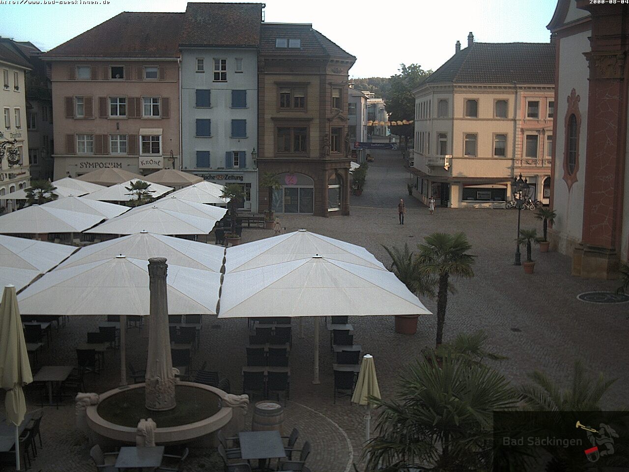 Archiv Foto Webcam Bad Säckingen: Münsterplatz