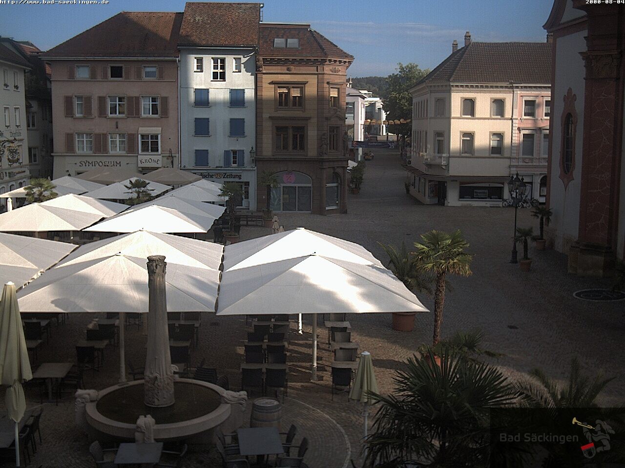 Archiv Foto Webcam Bad Säckingen: Münsterplatz