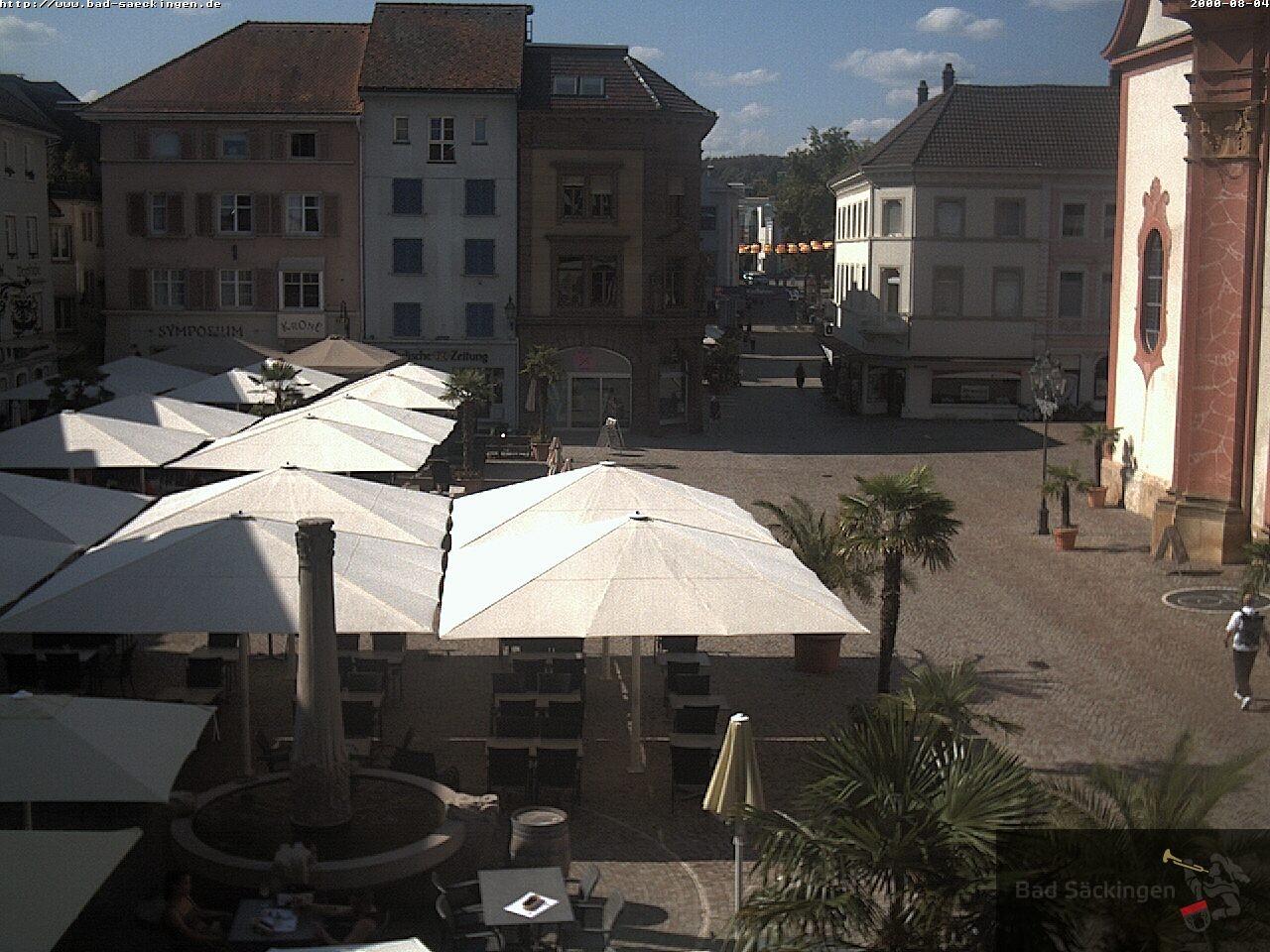 Archiv Foto Webcam Bad Säckingen: Münsterplatz