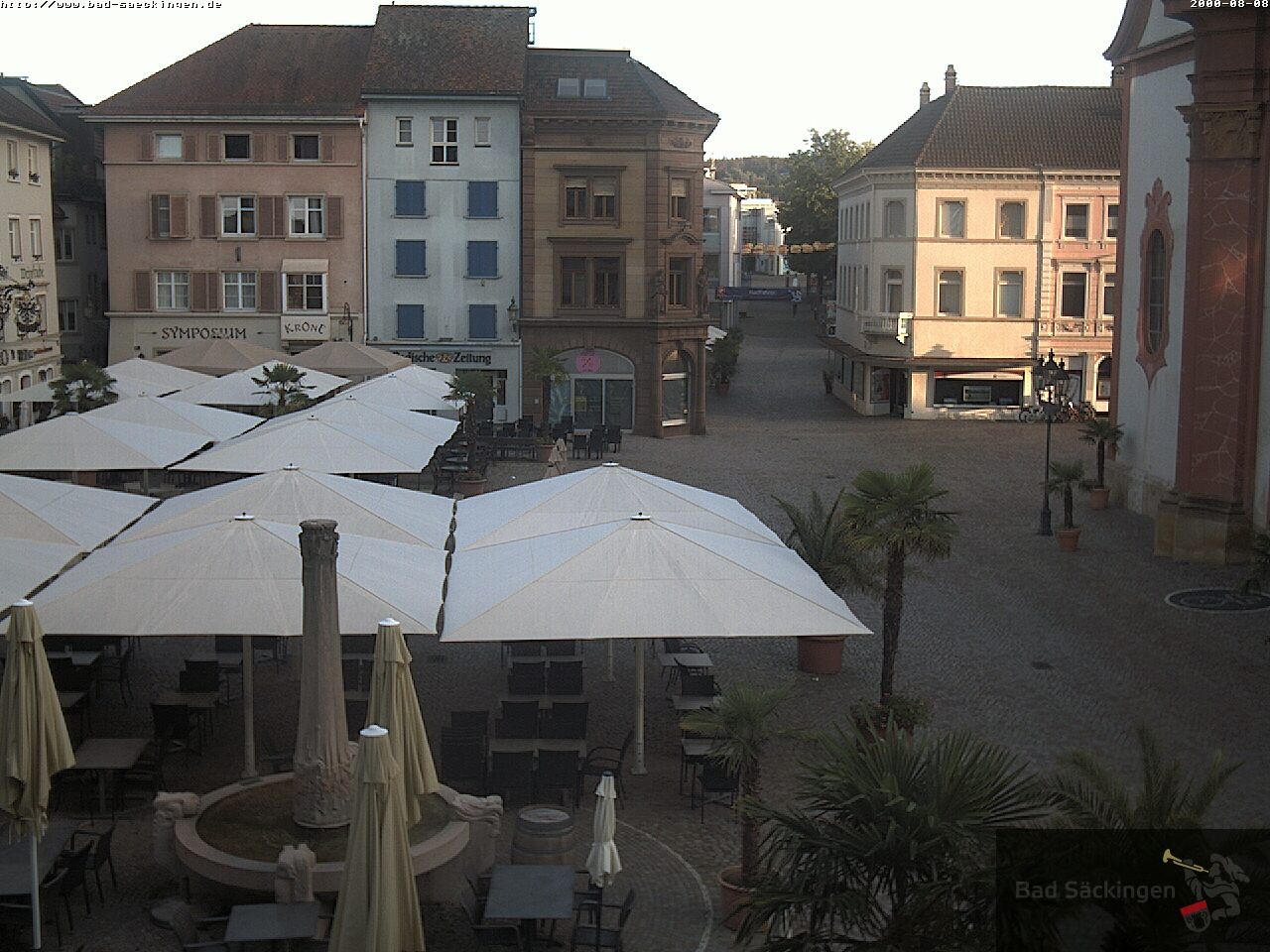 Archiv Foto Webcam Bad Säckingen: Münsterplatz