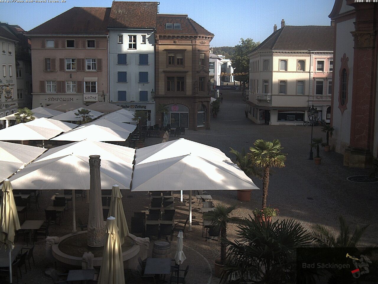 Archiv Foto Webcam Bad Säckingen: Münsterplatz