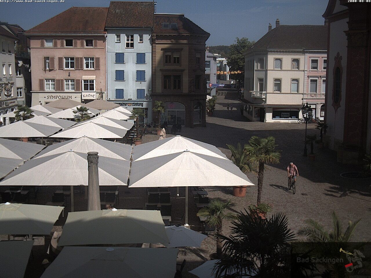 Archiv Foto Webcam Bad Säckingen: Münsterplatz