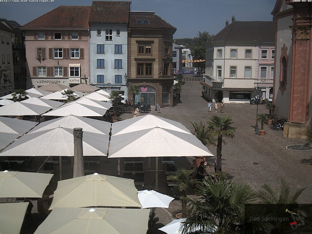 Archiv Foto Webcam Bad Säckingen: Münsterplatz